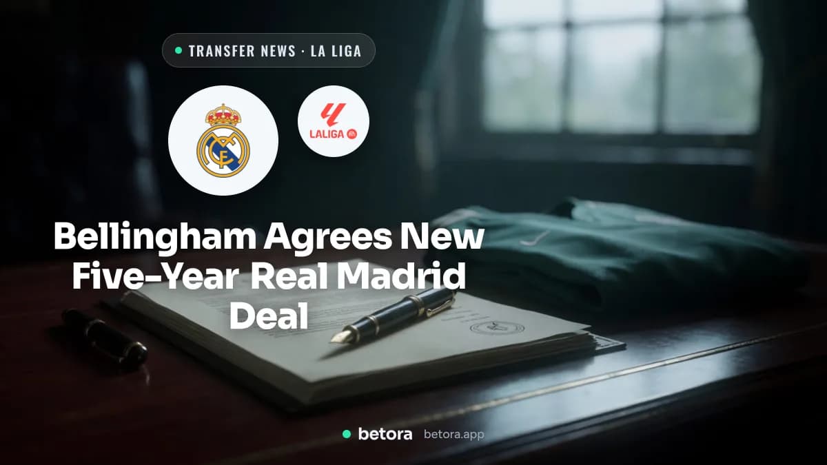 Bellingham Agrees New Five-Year Real Madrid Deal