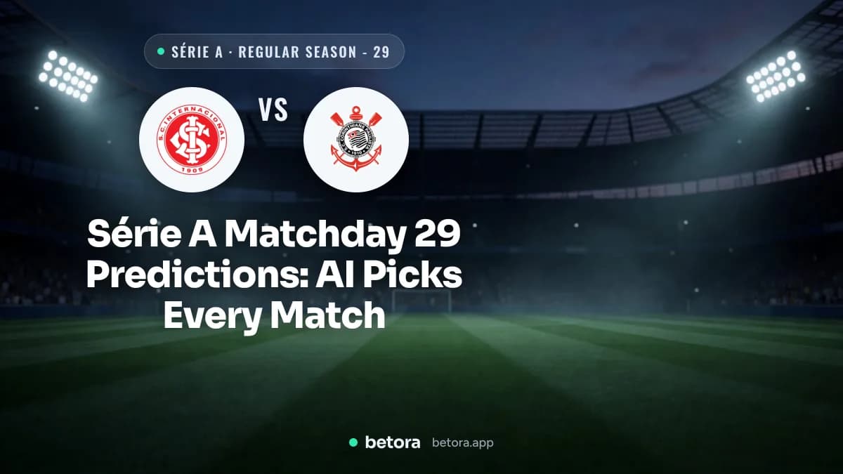 Série A Matchday 29 Predictions: AI Picks Every Match