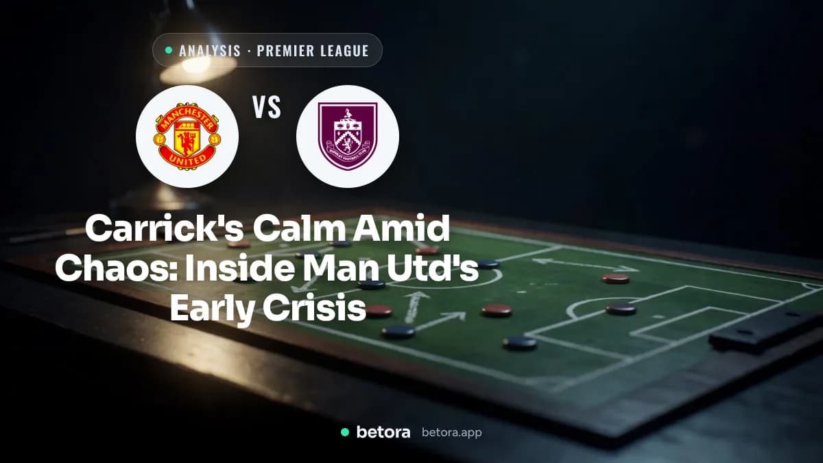 Carrick's Calm Amid Chaos: Inside Man Utd's Early Crisis