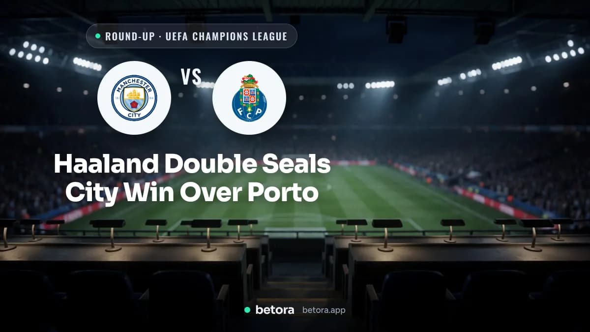 Haaland Double Seals City Win Over Porto