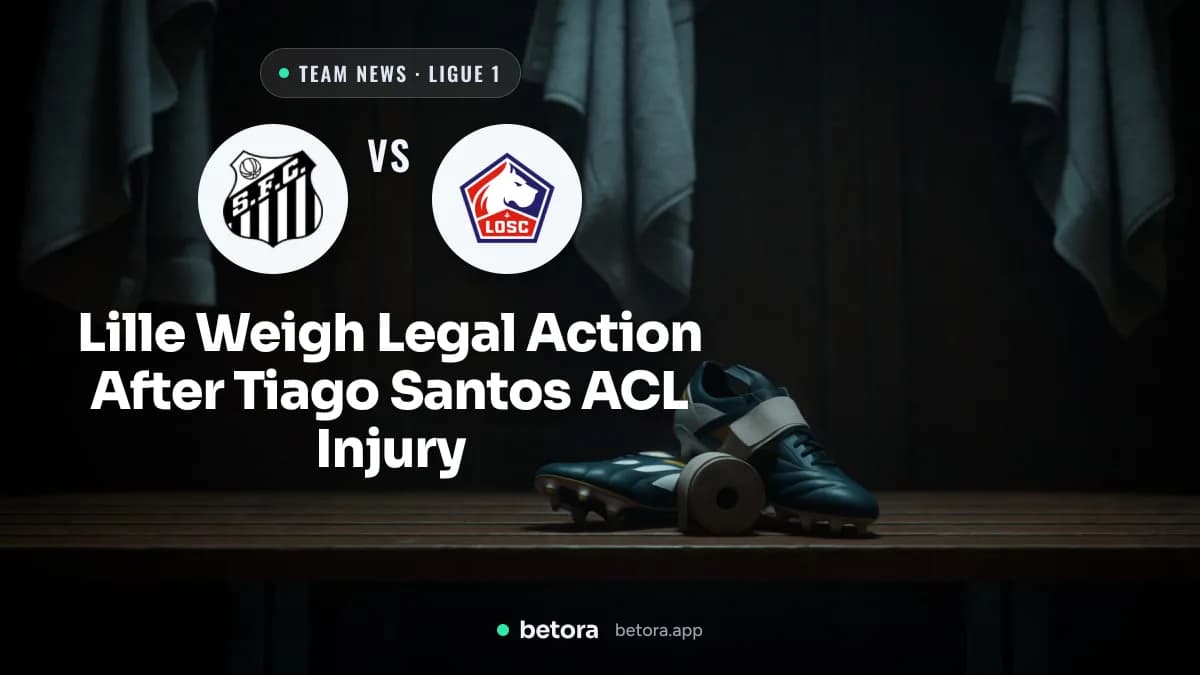 Lille Weigh Legal Action After Tiago Santos ACL Injury
