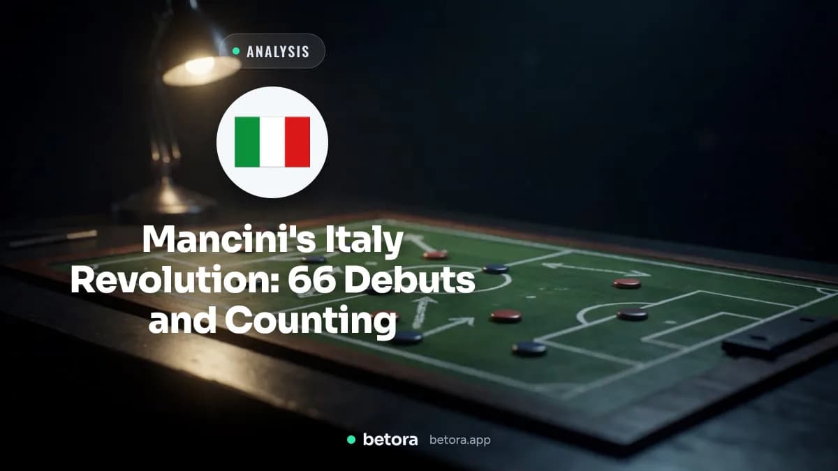 Mancini's Italy Revolution: 66 Debuts and Counting