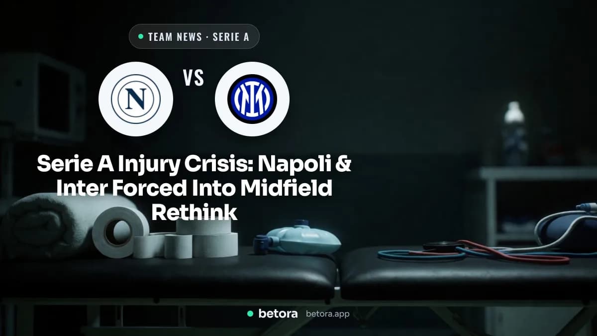 Serie A Injury Crisis: Napoli & Inter Forced Into Midfield Rethink