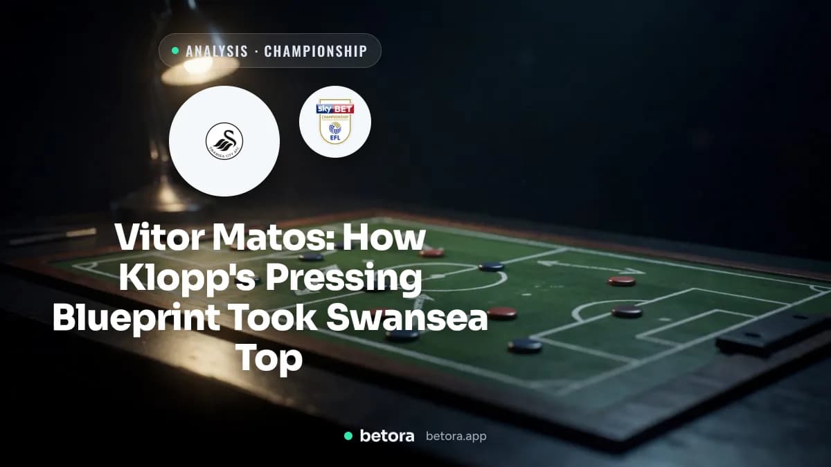 Vitor Matos: How Klopp's Pressing Blueprint Took Swansea Top