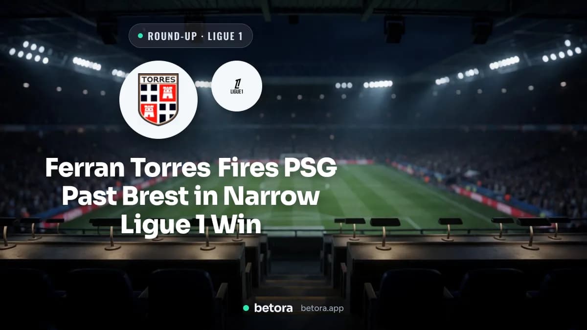 Ferran Torres Fires PSG Past Brest in Narrow Ligue 1 Win