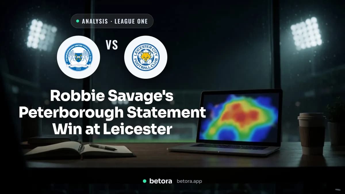 Robbie Savage's Peterborough Statement Win at Leicester
